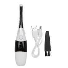 Mini Heated Eyelash Curler, Fast Preheating with Smart Temperature Control, Non-Slip Grip and LED Indicator, Eyelash Styling Tool with Long Lasting