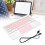 Mini tastiera wireless da 200 mAh bianco-rosa per iOS 14