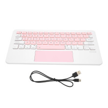 Mini tastiera wireless da 200 mAh bianco-rosa per iOS
