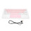 Mini tastiera wireless da 200 mAh bianco-rosa per iOS 1