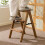 Foldable Bamboo Staircase Stool  Portable MultiFunction Ladder Chair For Kitchen Study Bedroom SpaceSaving Footstool 3