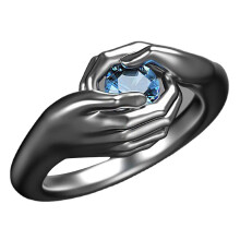 Fashion Jewelry for Women, Fine Workmanship Ring with All-Match Style Versatility Elegant Sapphire Accent Accessory, Creative and Stylish Design Featu
