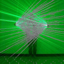(Right 1) Green Laser Gloves, Led Stage Performance Props