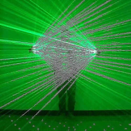 (Right 1) Green Laser Gloves, Led Stage Performance Props