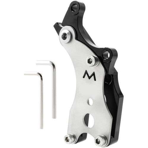 Disc Brake Adapter for Road Bikes - Efficiently Converts V Brakes, Gold, Compatible with Various Frame Sizes 1