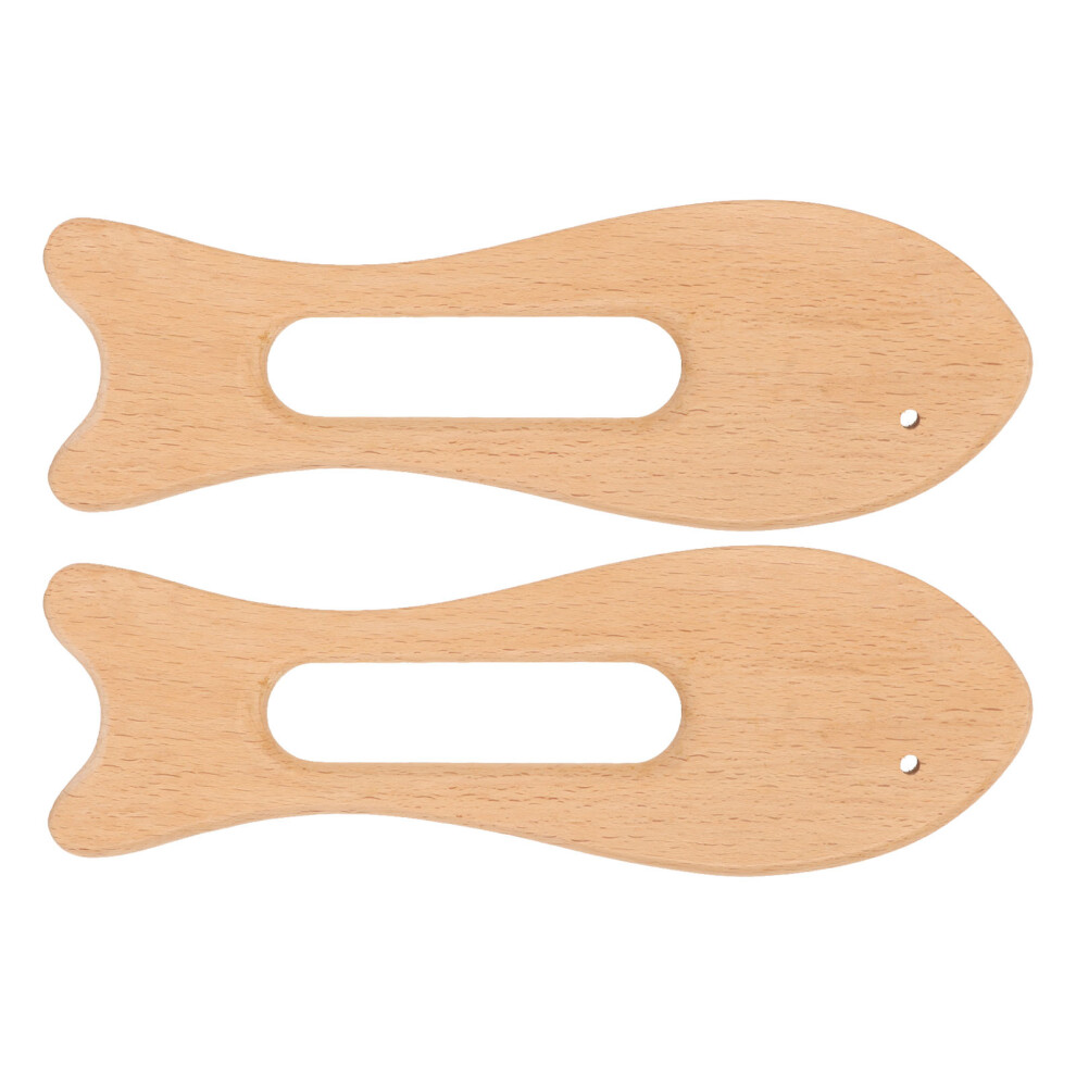 Gua Sha Massage Tool Natural Wood Therapeutic Scraper, Lymphatic Drainage Tool For Cellulite Reduction, Deep Muscle Massage Pain Relief Kit With Fish