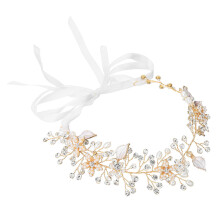 Elegante accessorio da passerella per la sposa, dimensioni versatili che si abbinano a varie acconciature, sicuro per la pelle e i capelli, cristalli