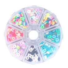 Polymer Clay Beads Set für DIY-Schmuckherstellung, inklusive vielseitiger Kreativelemente, Charms, umweltfreundlicher Bastelmaterialien,