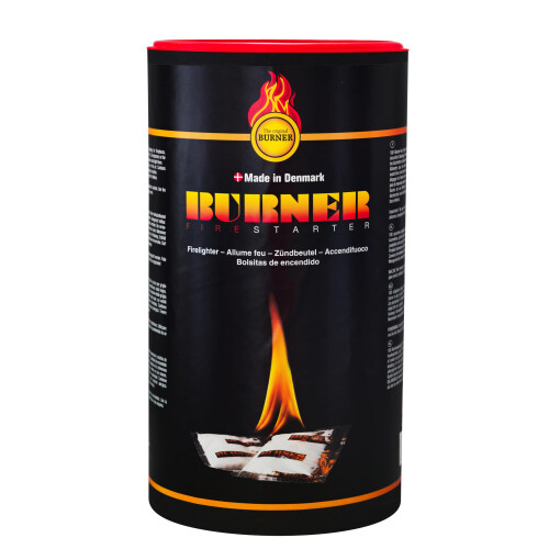 The original Burner Firestarter - Barrel of 100 sachets
