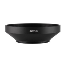 DSLR Lens Shade 39mm to 82mm Metal Lens Hood for Photographers - Durable Protection for Various Lens Sizes