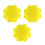3 Pack Reusable Water Ejecting Flying Disc for Family-Yellow 1