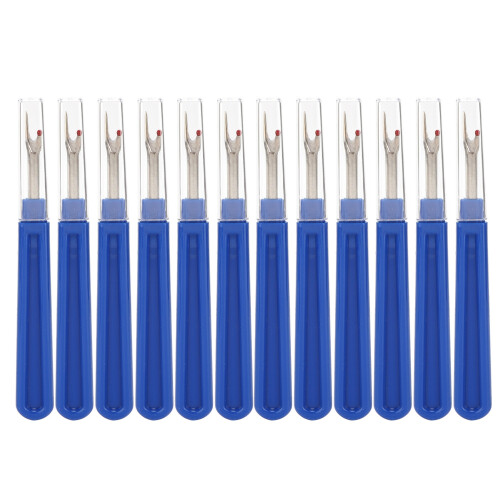 Thread Cutter Tool Seam Ripper Stitch Remover Sharp Durable Multifunctional Meet Different Requirements with Protective Cap Non Slip Design for