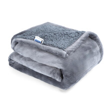 Nobleza Waterproof Dog Blanket, 100x75cm Dog Blankets Washable for Medium Dogs and Cats, Reversible Soft Plush Fleece Pet Blanket, Kitten Puppy Throw,