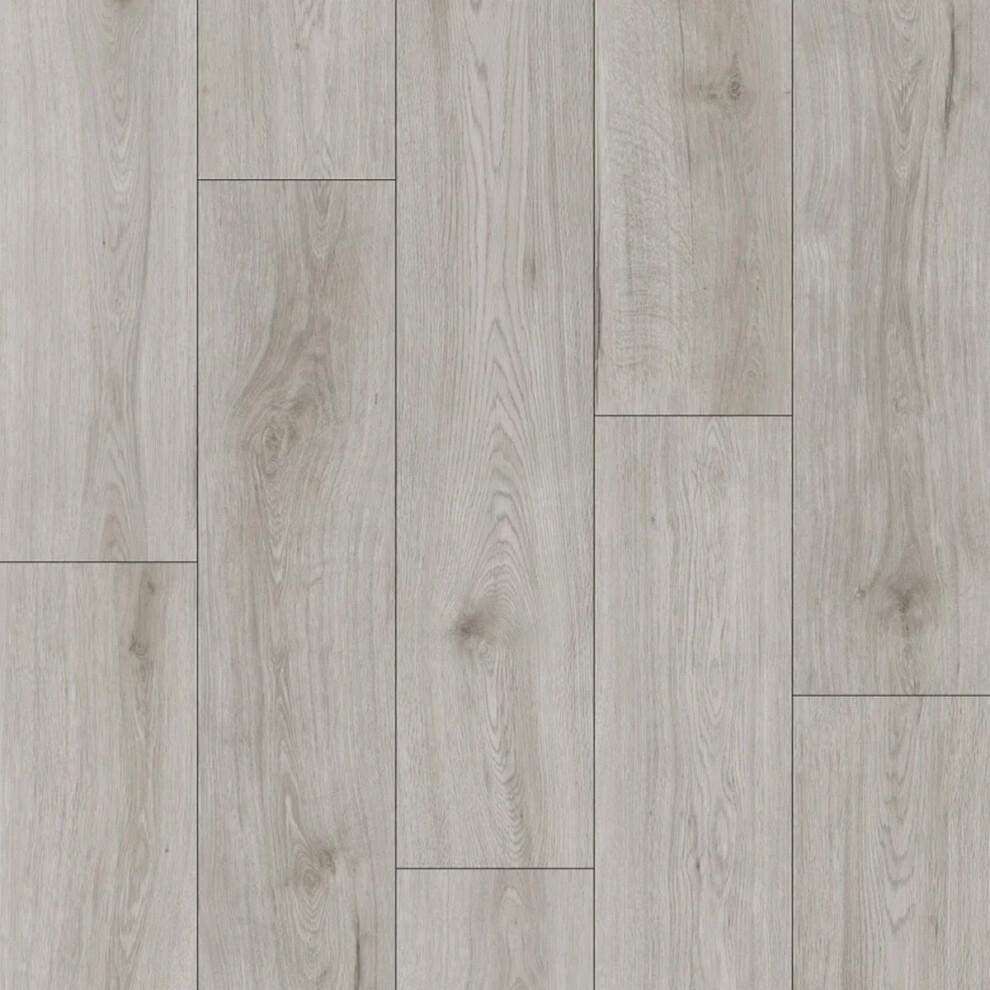 (2.65Mâ² / Pack, Georgian Grey Oak) Essential Wood Effect Spc Click Lvt Flooring 9509554448746