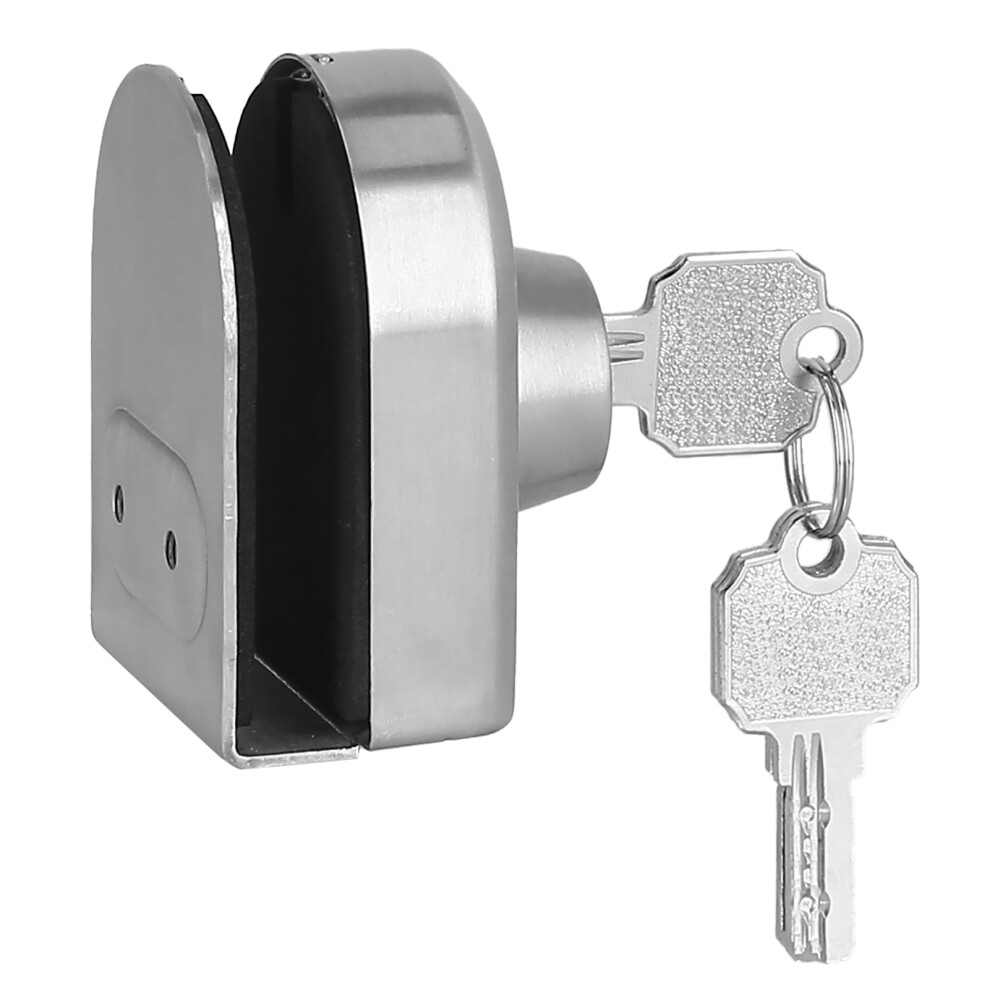 Anti Pry Sliding Gate Lock Stainless Steel Foam Pad For Frameless Glass Doors 4921377244148