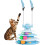 (Blue) Cat Toy Interactive Pet Plaything for Indoor Kitten, Interactive Kitty Puzzle Ball with 2 Cat-Tease 1