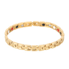 Bracelet minimaliste pour homme, bracelet magnétique en acier titane avec protection contre les radiations et surface à séchage rapide, bijou