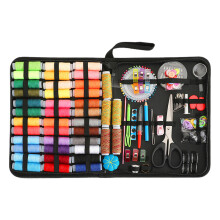 Ensemble complet d'outils de couture à la main, matériau durable, kit de couture de voyage compact, idéal pour les débutants, organisateur de