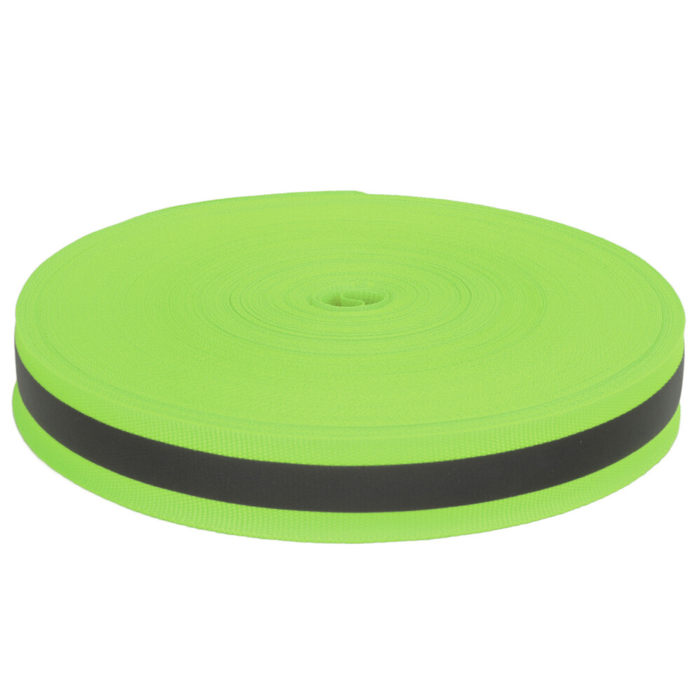 High Visibility Reflective Ribbon Sew On Safety Tape Flexible Durable Weatherproof Fluorescent Trim For Clothing Bags Pet Gear High Visibility 9358999259321