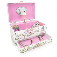 (Girl) Unicorn Jewelry Box For Girls & Boys - Musical Girls Jewelry Organizer Box - Granddaughter Gifts For 8-year-old Girls Christmas gifts