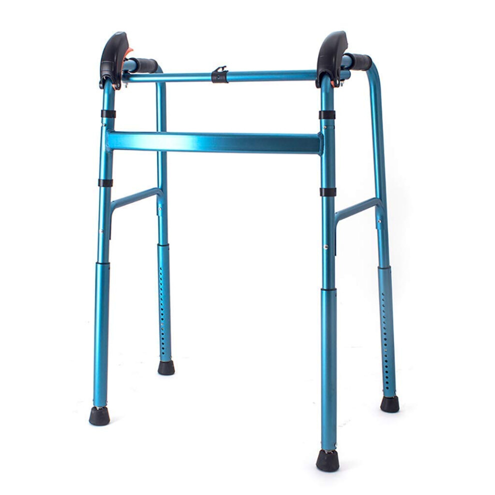 Adjustable Height Walking Aid with NonSlip Handle and 360 Rotating Base for Seniors
