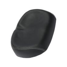Thickened PU Bike Seat Cushion for Mountain and Road Bikes, Lightweight Breathable Saddle, Easy Install, Black