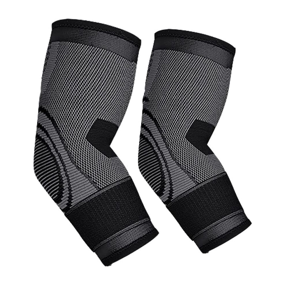 Elbow Brace with Adjustable Support Straps for Tendonitis, Tennis and Golfers Elbow Pain Relief