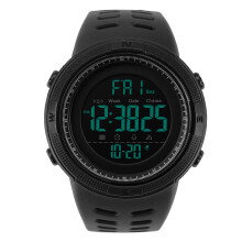 Orologio digitale in stile militare, orologio LED multifunzione resistente agli urti con cronometro, allarme, calendario, orologio da polso