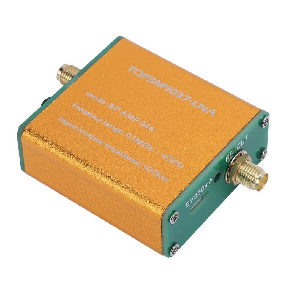Full Band Low Noise Amplifier 100K To 6Ghz Rf Preamplifier High Gain 20Db Sma Female Connector For Shortwave Radio 9347817769753