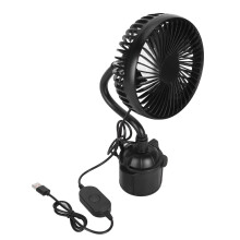 Portable Vehicle Cooling Fan with Versatile Installation, Versatile Installation Quiet Operation Car Fan with Brushless Motor for Trucks SUVs Vans,