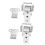 2pcs Heavy Duty Toggle Latch Spring Buckle Lock for Cabinet Toolbox Storage Box Secure Metal Catch 1