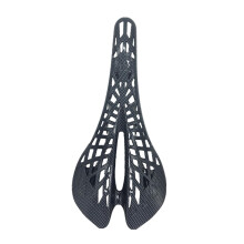 Carbon Fiber Pattern Saddle Pad For Mountain Bike Seat Cushion ABS Mesh Padded Cycle Seat Universal Fit