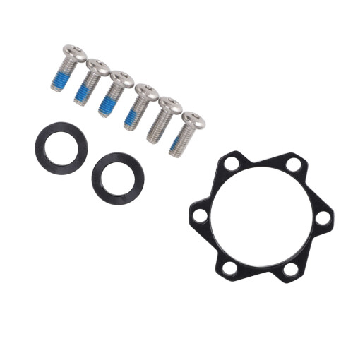 Boost Hub Conversion Adapter For Bikes, Front Hub Conversion High Strength Hub Conversion Adapter Disc Brake Rotor Bolts Quality Material With Easy In 2
