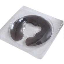 (Brown) Health Care Silicon Spa U Shape Pillow Spa Gel Pad Face Rest Body Massage Cradle Cushion