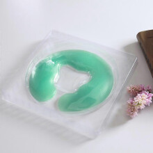 (Green) Health Care Silicon Spa U Shape Pillow Spa Gel Pad Face Rest Body Massage Cradle Cushion