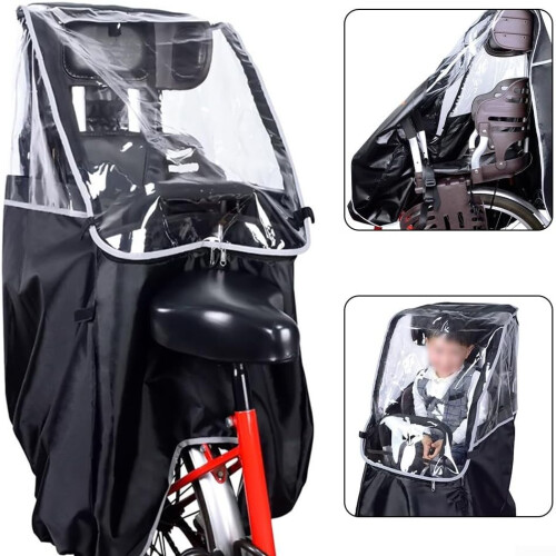 Performance Bicycle Child Seat Rain Protection Waterproof Cover With Reflective Strips 1