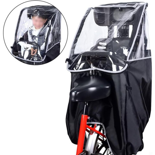 Performance Bicycle Child Seat Rain Protection Waterproof Cover With Reflective Strips 2