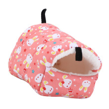 Hängemümmel für kleine Haustiere Pink 1412 cm Weiche Baumwolle Winterbett