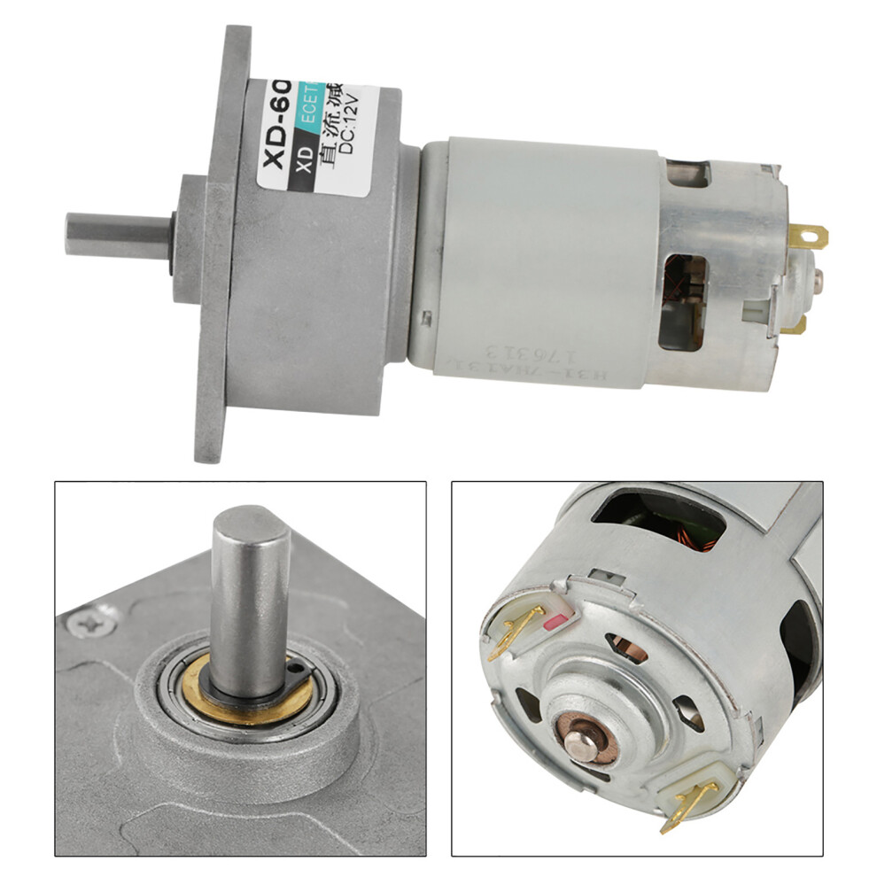 600Rpm Speed Adjustable 35W Micro Dc Metal Gear Motor 12V 3321382803032