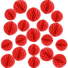 Honeycomb-papirkunst til festelegance, livlige 3D-dekorationer, der forvandler dit rum, fortykket oliepapir af høj kvalitet, nem montering for en