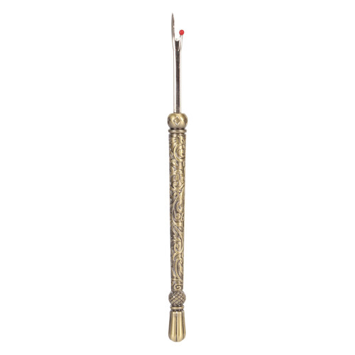 Vintage Thread Remover Tool, Protective Design with Exquisite Pattern, Ergonomic Stitch Ripper for Sewing and Embroidery, Multi Functional Seam Unpick