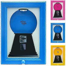 (blue) Candy Dispenser Picture Frame - Wall Mount Photo Display with Candy Dispenser for Birthday Gifts, Home Decor (3 Colors)