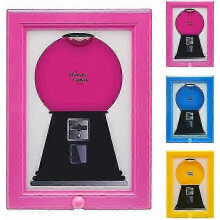 (rose red) Candy Dispenser Picture Frame - Wall Mount Photo Display with Candy Dispenser for Birthday Gifts, Home Decor (3 Colors)