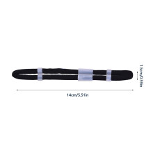 Adjustable Black/Red Finger Sling for Recurve Bow Shooting, M/L/XL