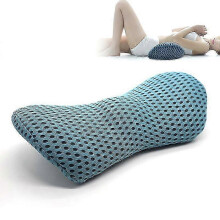 Lumbar Pillow And Lordose Pillow, Orthopedic Sleeping Pillow Lordosis Support Bed Pillow, with Memory Foam, Universal Pillow for Home Sofa Bed Office