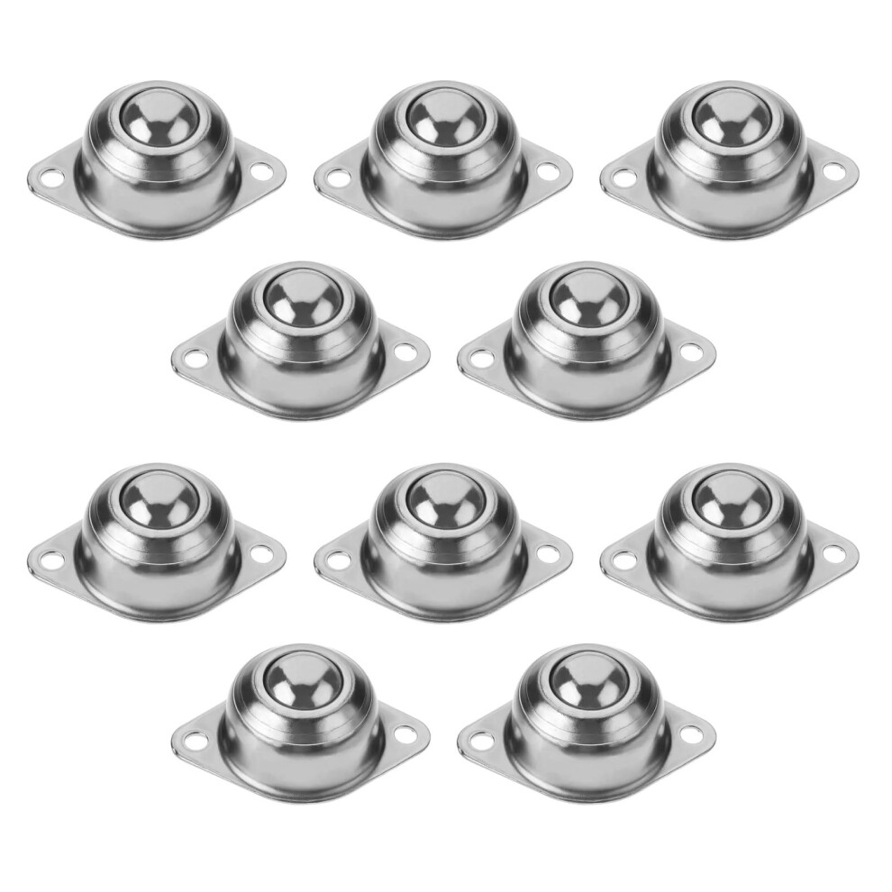 Metal Roller Balls 10Pack Transfer Casters 360 Rotation Antirust Anticorrosion Heavyduty Bearing Wheels For Home Use 9347817775440