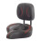 Bicycle Seat With Backrest, Wide Oversized Memory Foam Saddle, Shock Absorbing Back Support, Black 1