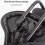 Bicycle Seat With Backrest, Wide Oversized Memory Foam Saddle, Shock Absorbing Back Support, Black 5