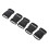 5X Plastic Dual Adjustable Buckles for Backpack Straps 38mm Black Replacement 2
