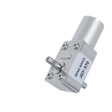 JGY370 6V 23RPM Torque Dual Shaft DC Worm Gear Motor with Metal Gear and Reverse Control
